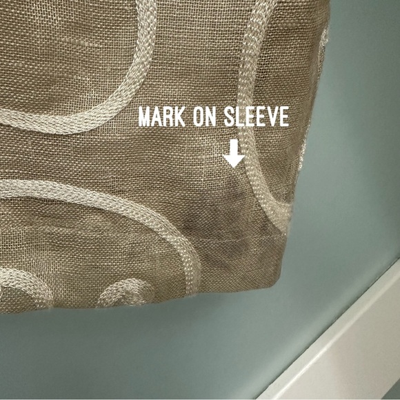 Sigrid Olsen Signature 100% Linen Open Duster Cardigan Beige Swirl XL NWT READ - Picture 4 of 9